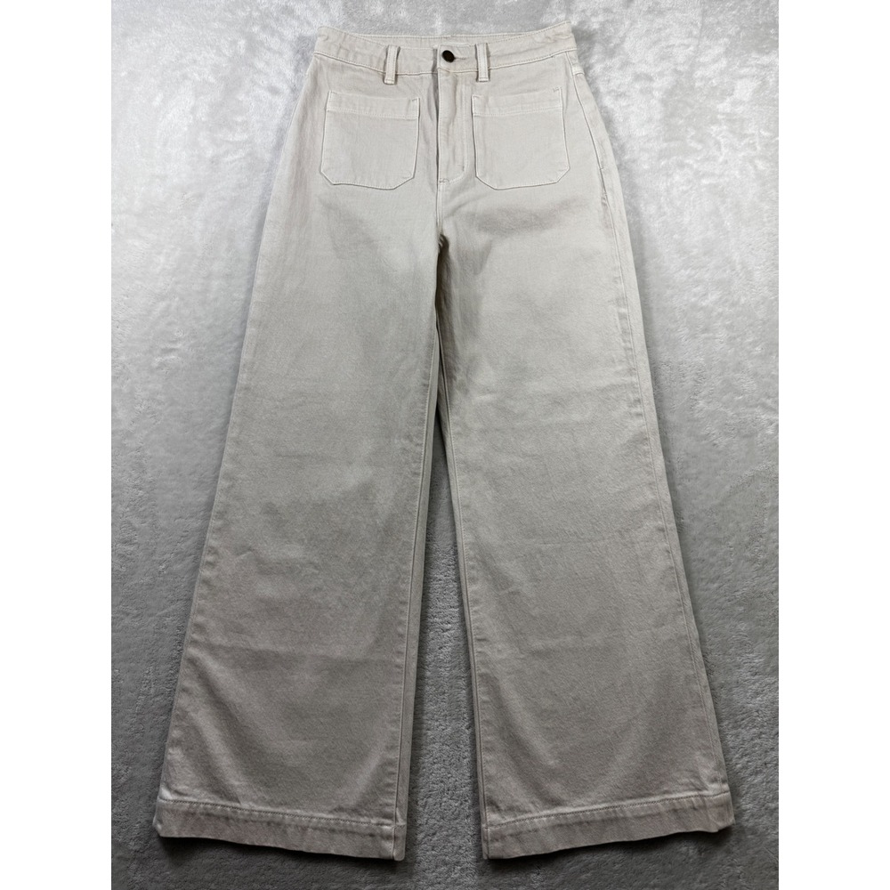 Rolla's Womens High Rise Wide Leg R33J80 Beige Jeans 27 Meas: 27x28